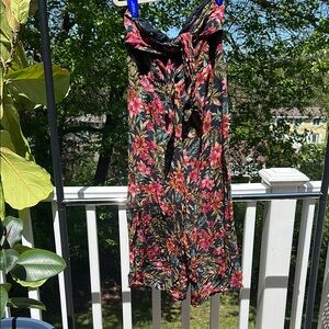 Floral Strapless Jumpsuit